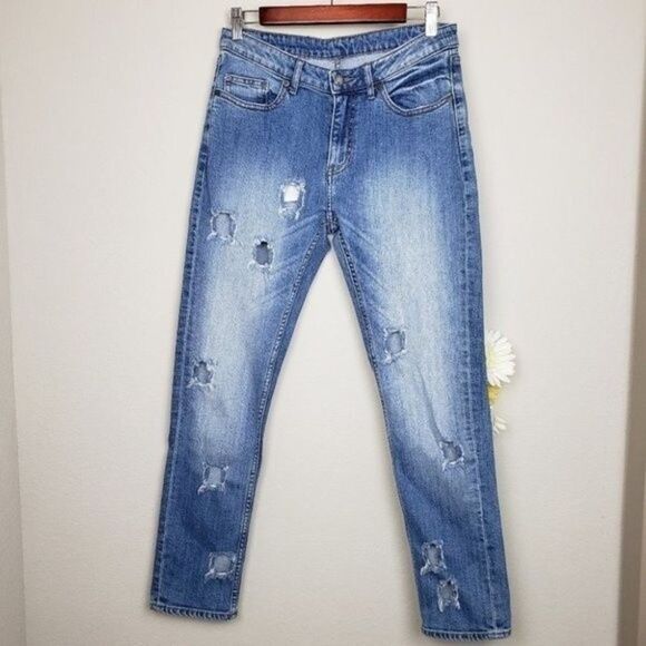 Cheap Monday Common Atomic Distressed Ankle Jeans Size 26/32 - Picture 13 of 14